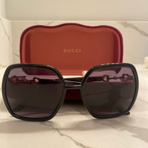 Authentic Gucci Large Frame Sunglasses